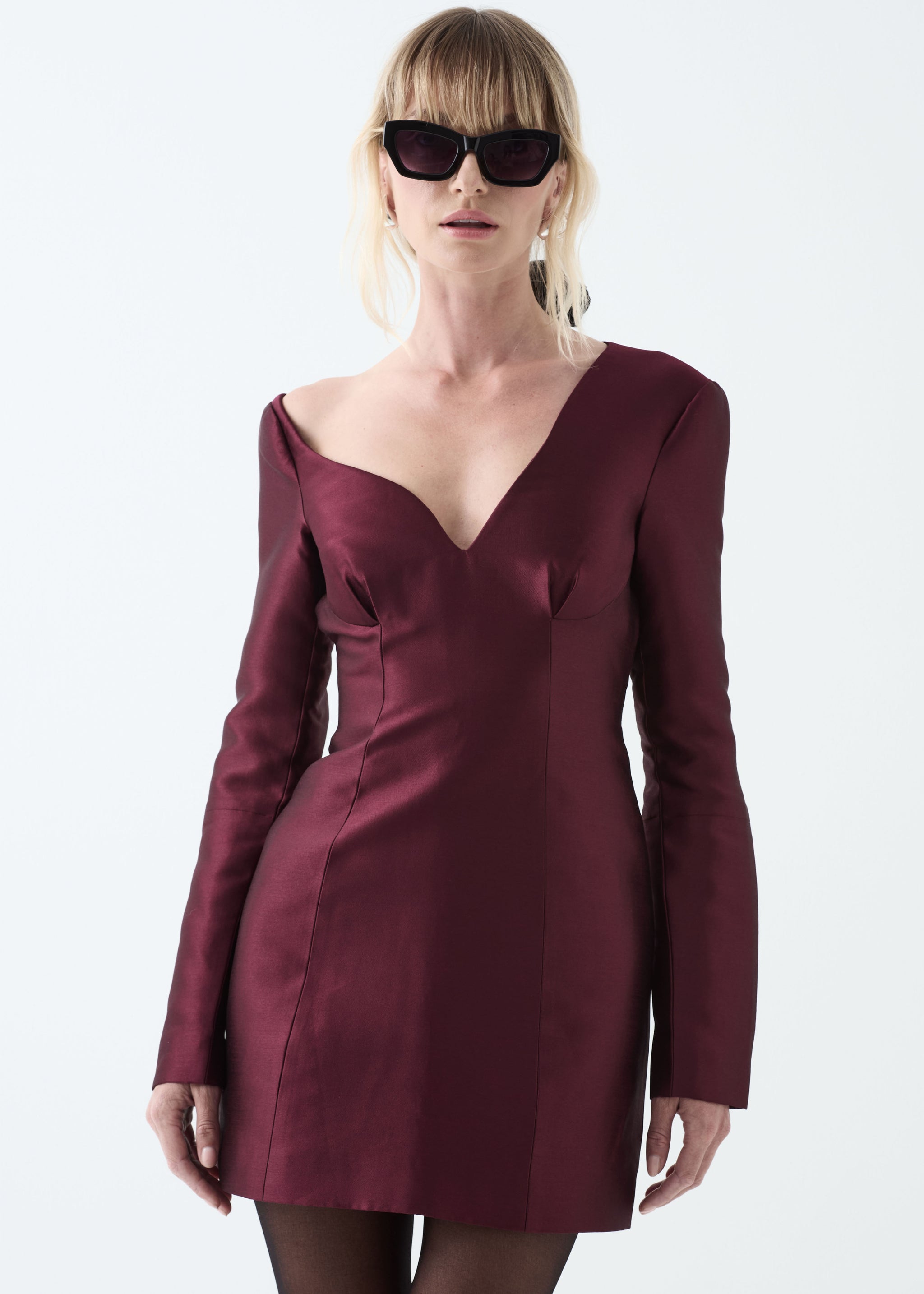 Celine Dress in Merlot Florence & Fortitude Celine Dress in Merlot Florence & Fortitude