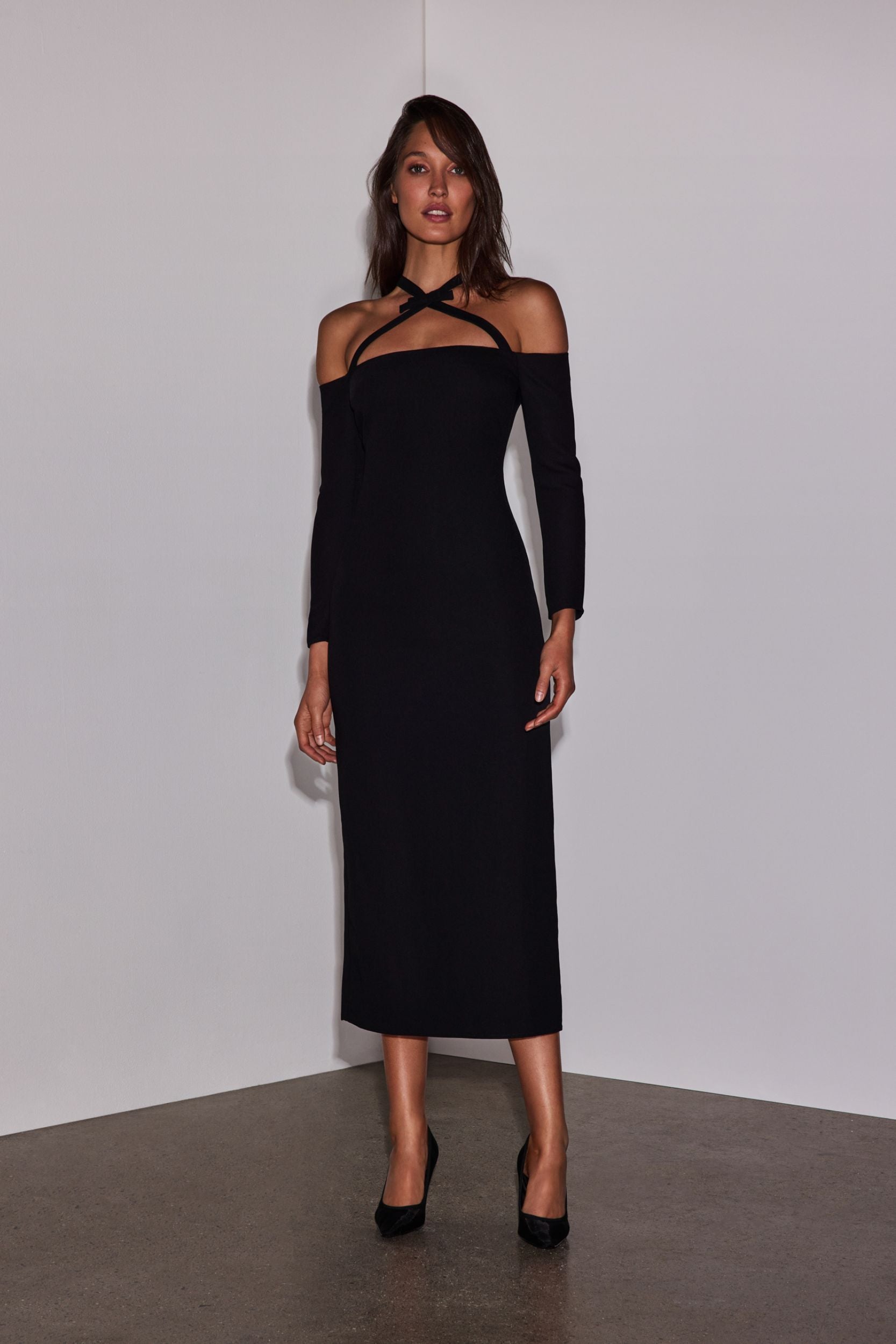 Eden Dress in Black Florence & Fortitude Eden Dress in Black Florence & Fortitude