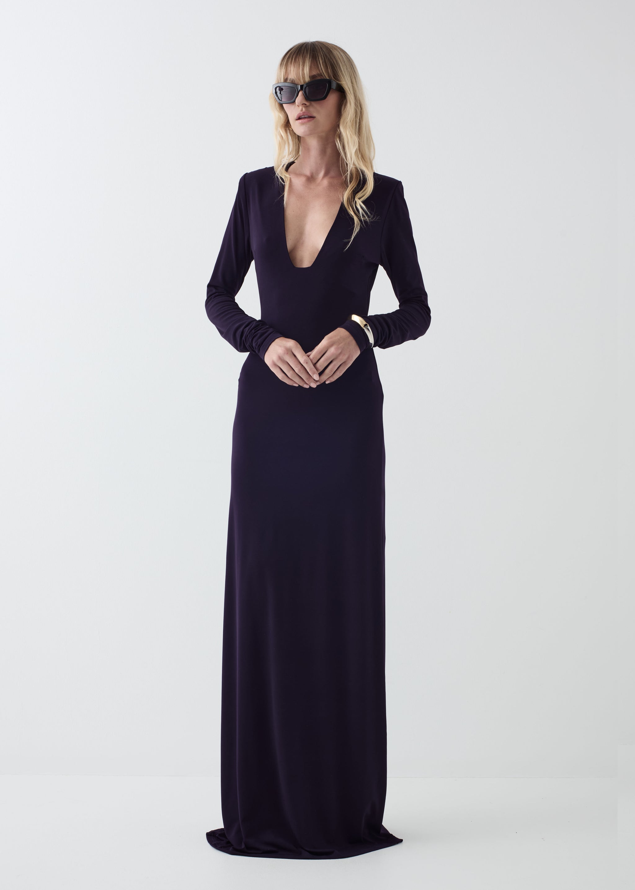 Maxwell Dress in Aubergine – Florence & Fortitude