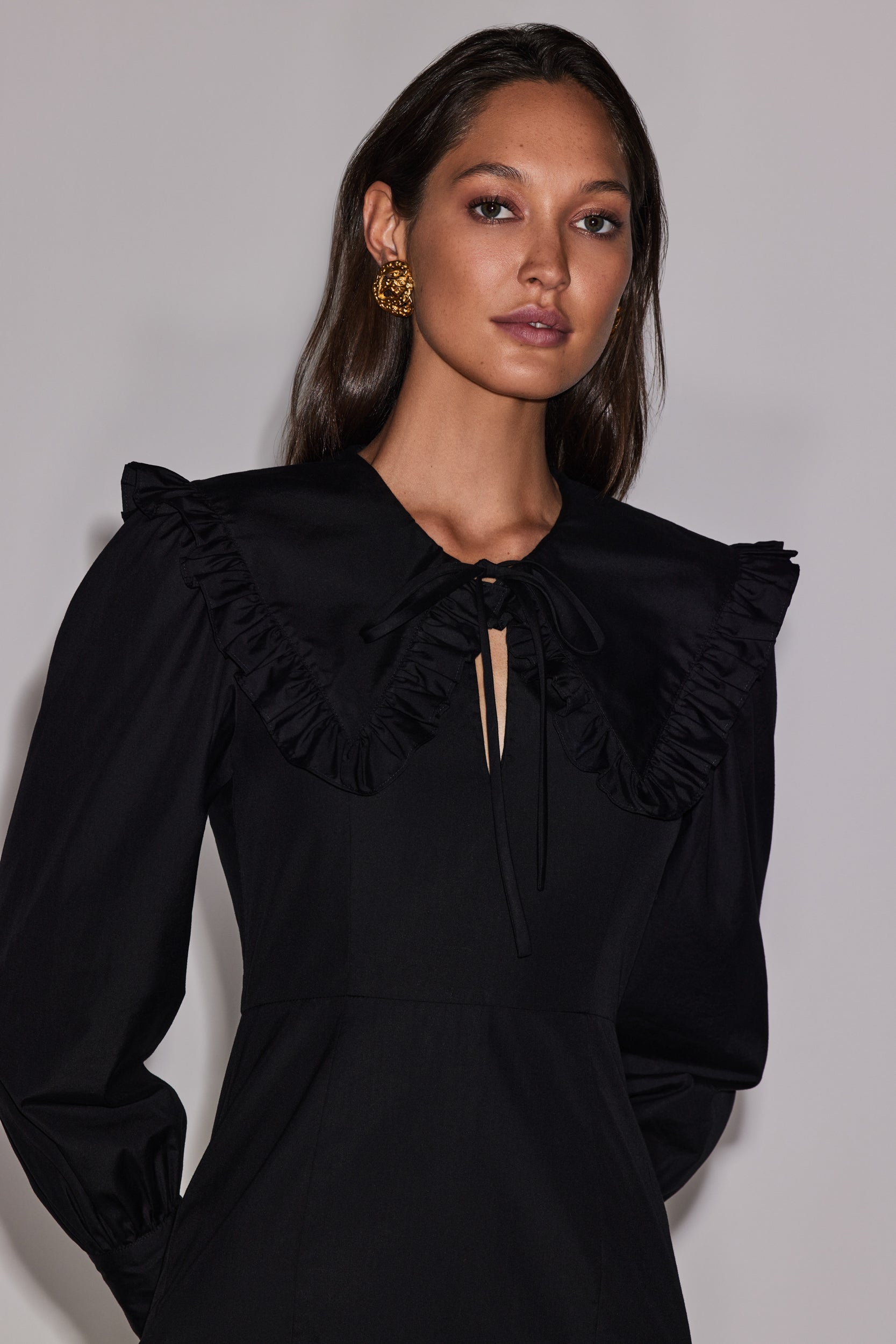 Iris Dress in Black Florence & Fortitude Iris Dress in Black Florence & Fortitude
